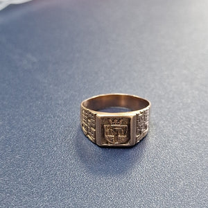 ANILLO DE GRADUACIÓN ORO 8 K 4,30 GRMS (SEMINUEVO)