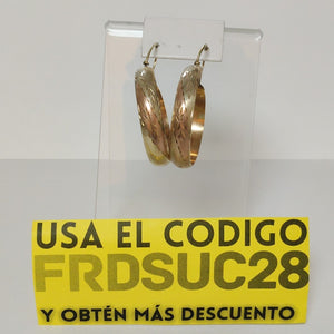 ARRACADAS PAR ORO 10 K 5,40 GRMS (SEMINUEVO)