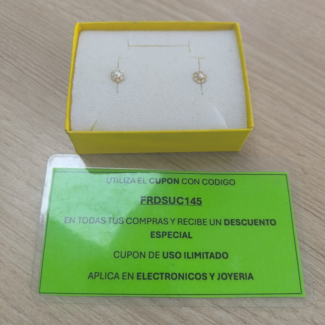 BROQUELES PAR ORO 10 K 0.6 GRMS (SEMINUEVO)