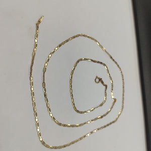 CADENA ORO COMBINADO 14 K 3,60 GRMS (SEMINUEVO)