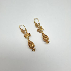 ARETES PAR ORO 10 K 7,30 GRMS (SEMINUEVO)