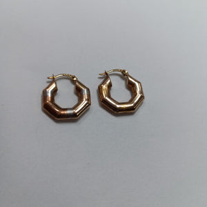 ARRACADAS PAR ORO 14 K 1.9 GRMS (SEMINUEVO)