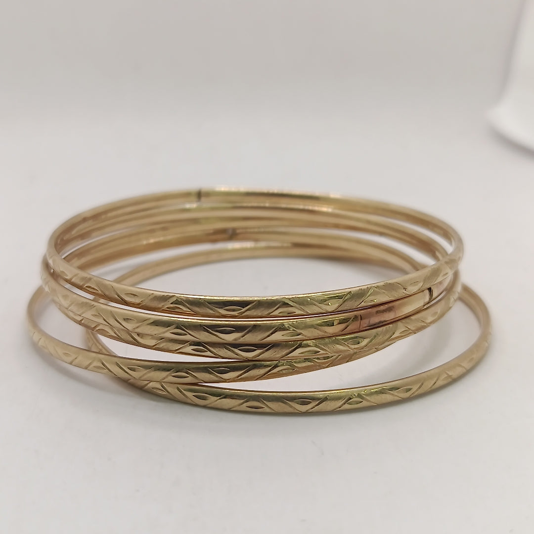 PULSERA RIGIDA ORO 10 K 15.3 GRMS (SEMINUEVO)