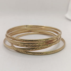 PULSERA RIGIDA ORO 10 K 15.3 GRMS (SEMINUEVO)