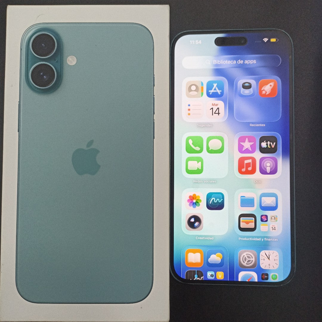 CELULAR APPLE IPHONE 16 PLUS A3289 (2024) 128 GB 8 GB RAM (SEMINUEVO)