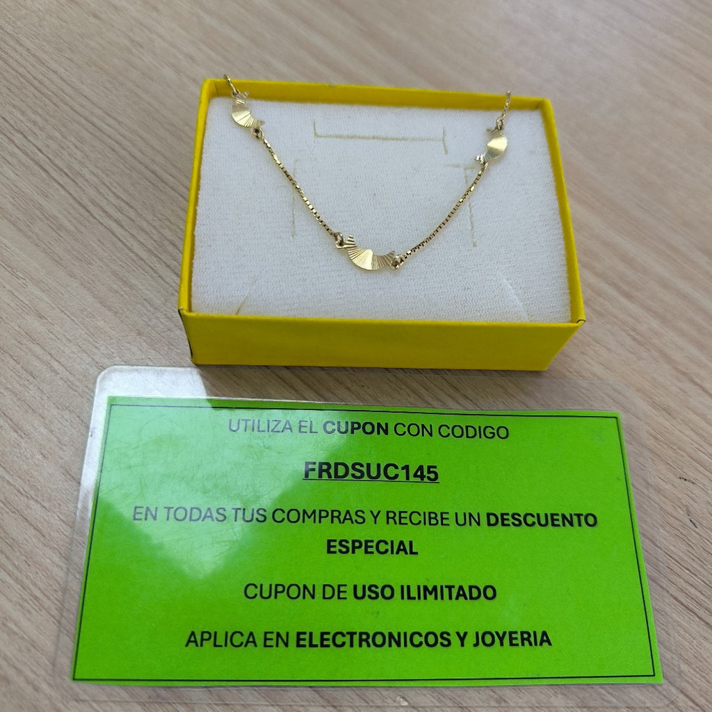 PULSERA ORO 14 K 1.6 GRMS (SEMINUEVO)