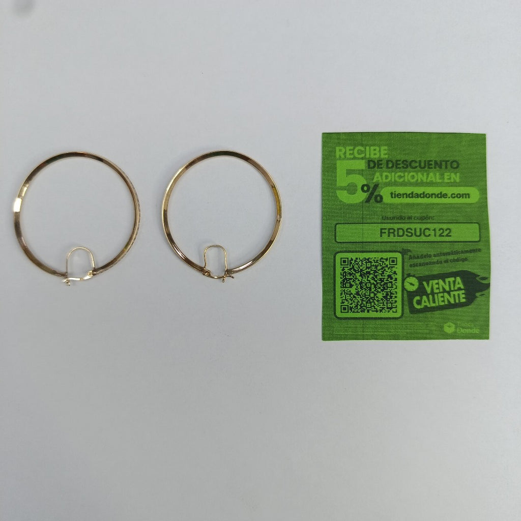 ARRACADAS PAR ORO 10 K 3.1 GRMS (SEMINUEVO)