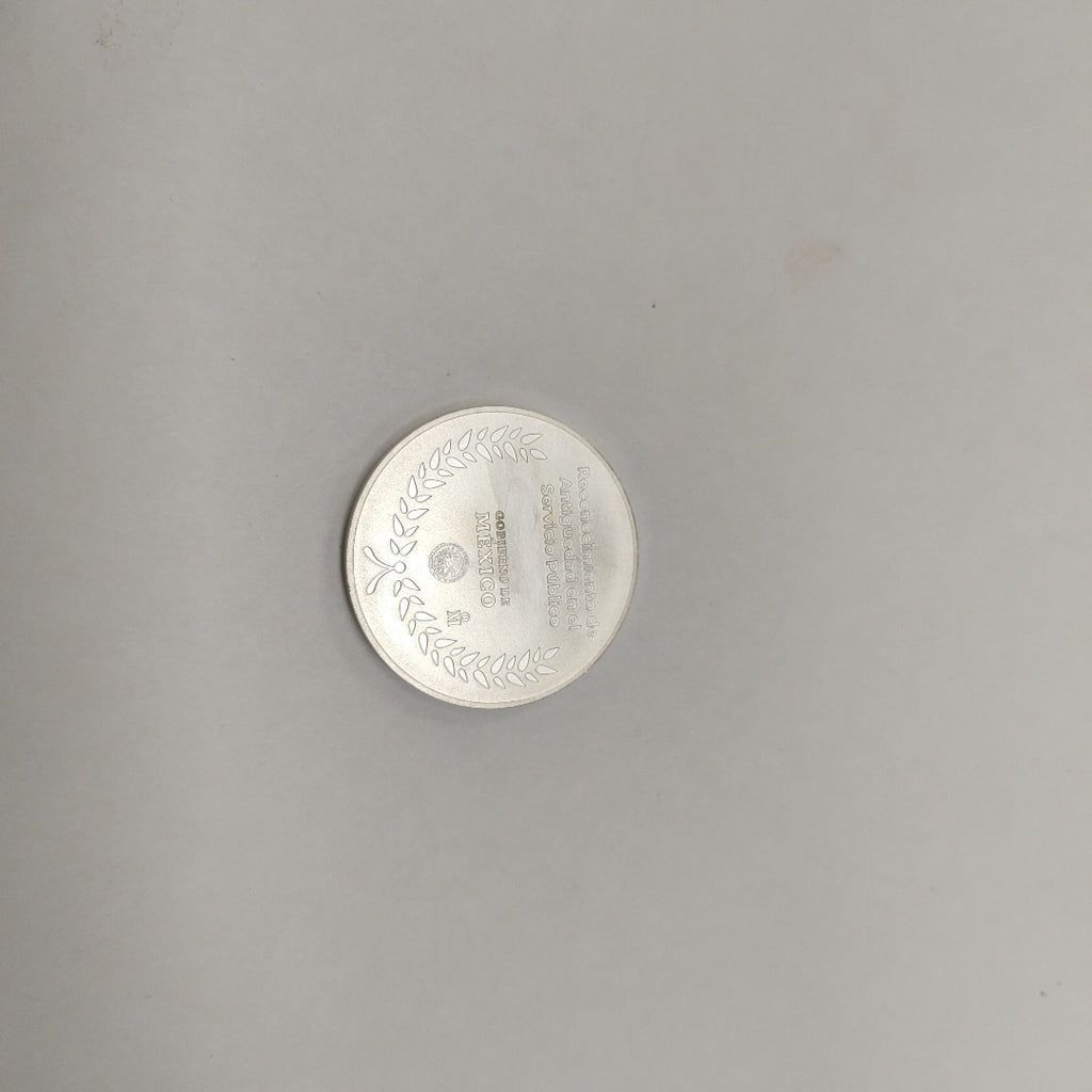 MEDALLA CONMEMORATIVA PLATA 28,00 GRMS (SEMINUEVO)