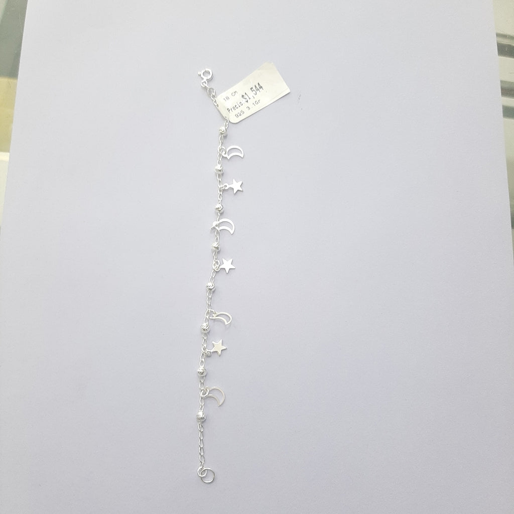 PULSERA TEJIDO TEJIDO ESPECIAL PLATA .925 18 CM 3.1 GR (NUEVO)
