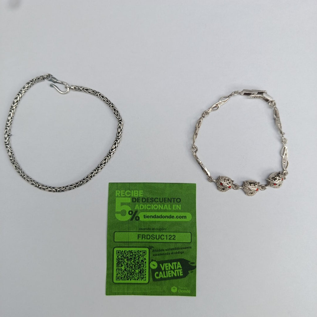 PULSERA PLATA 18,20 GRMS (SEMINUEVO)