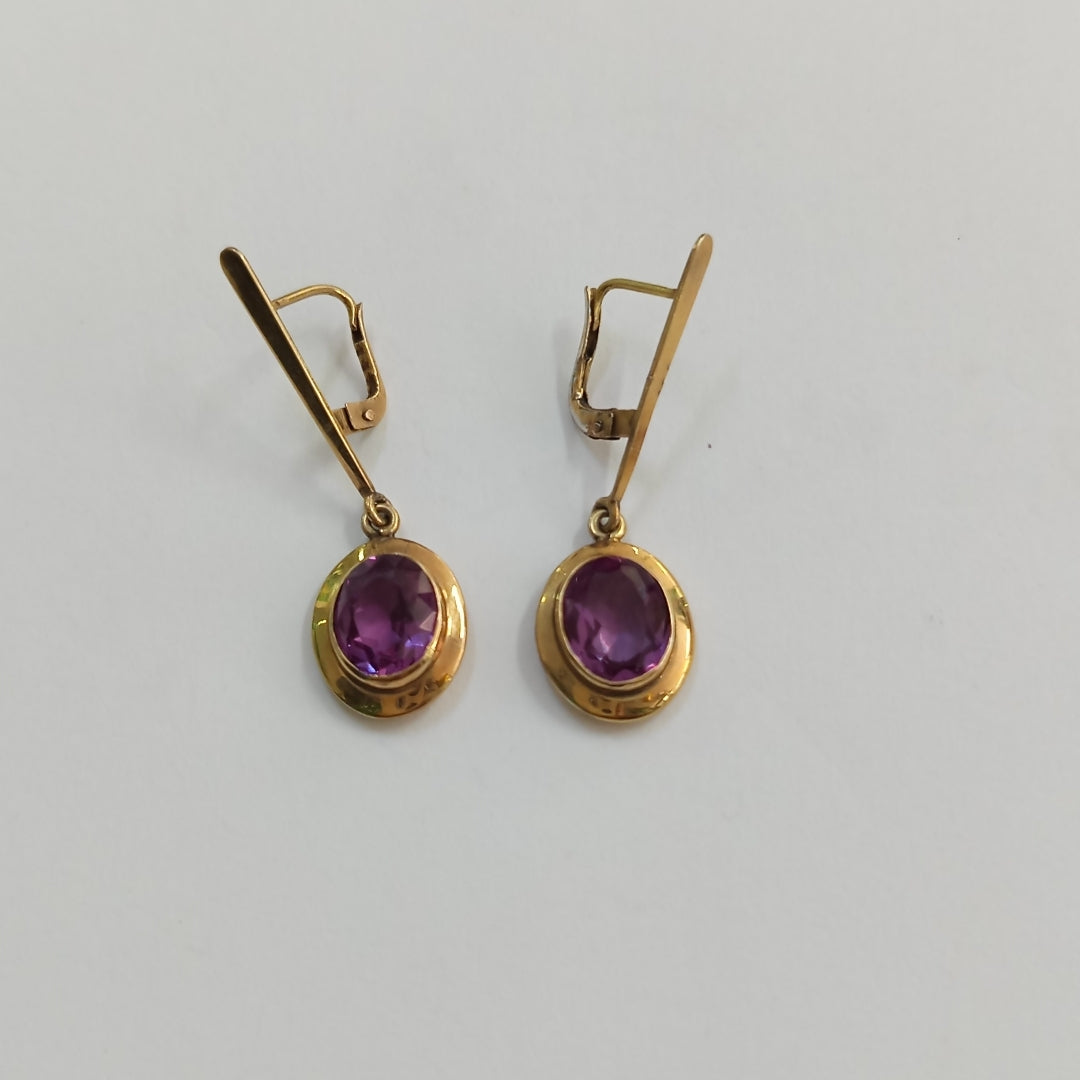 ARETES PAR ORO 14 K 2,70 GRMS (SEMINUEVO)