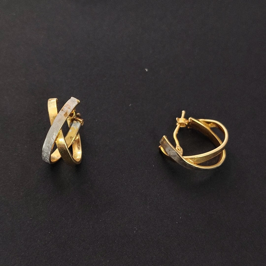 ARRACADAS PAR ORO 14 K 1.5 GRMS (SEMINUEVO)