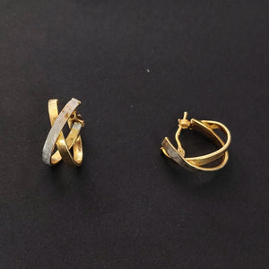 ARRACADAS PAR ORO 14 K 1.5 GRMS (SEMINUEVO)