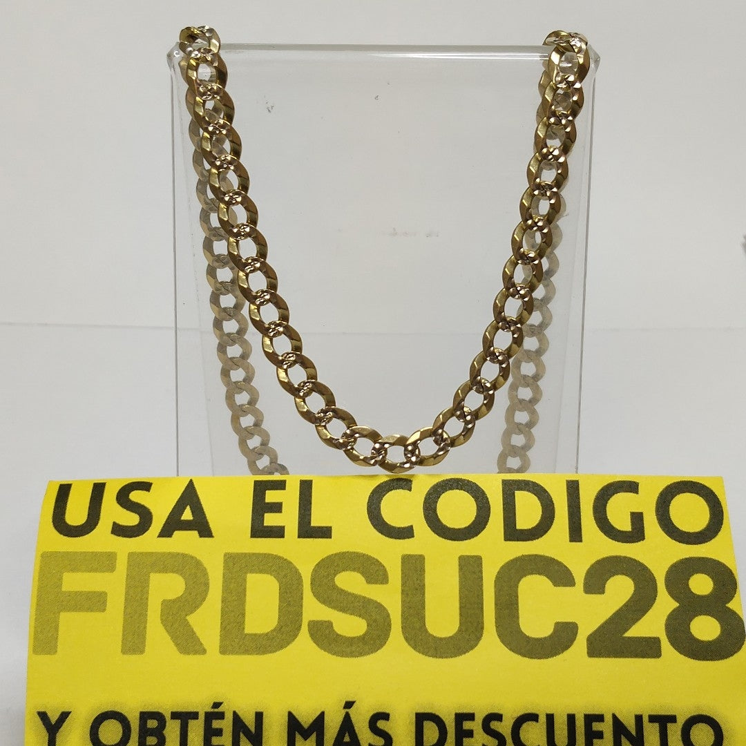 CADENA ORO 14 K 27.5 GRMS (SEMINUEVO)