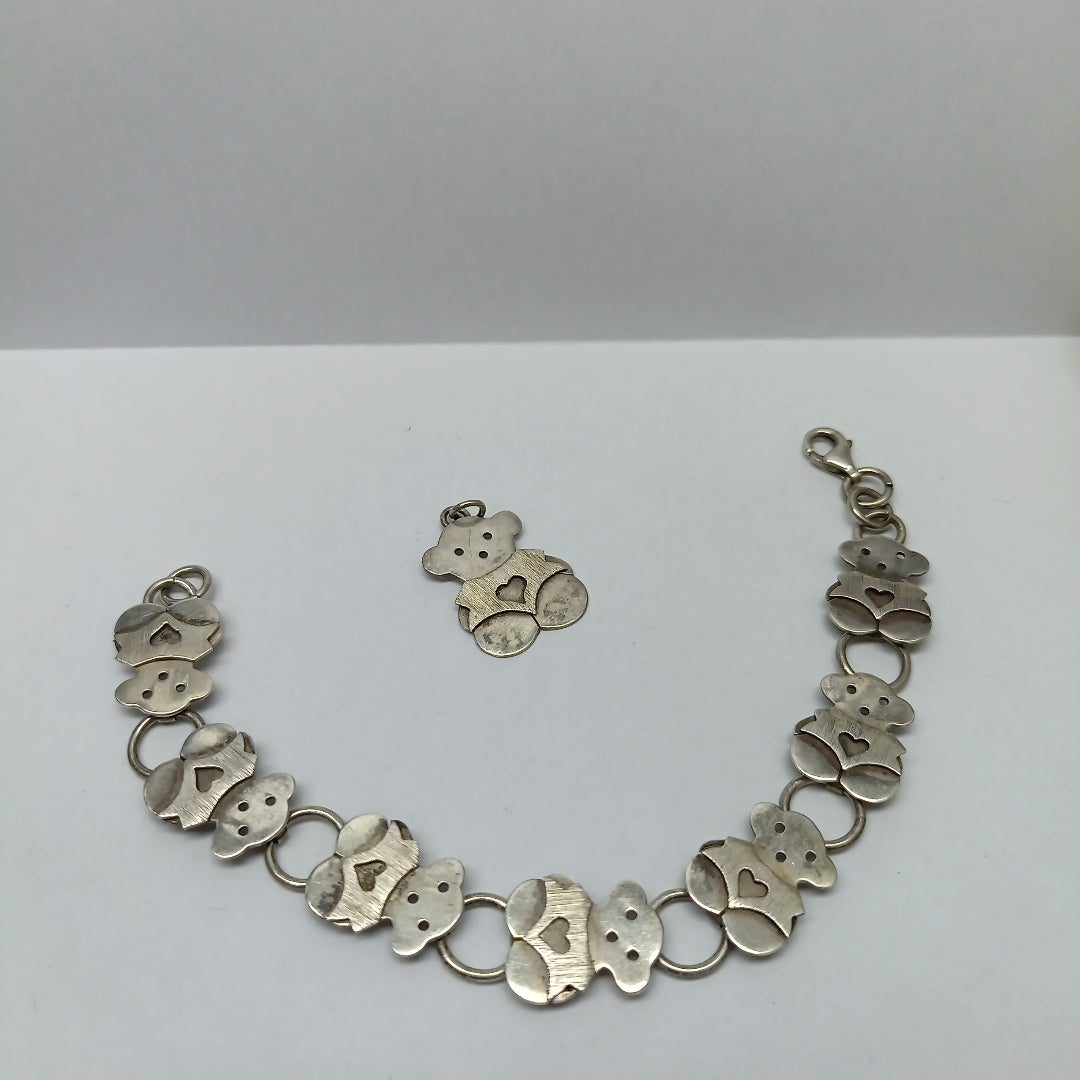 DIJE,PULSERA PLATA 15,30 GRMS (SEMINUEVO)