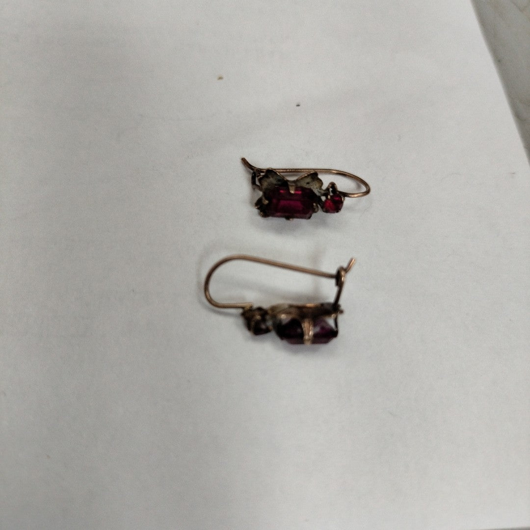 ARETES PAR ORO 8 K 0,90 GRMS (SEMINUEVO)