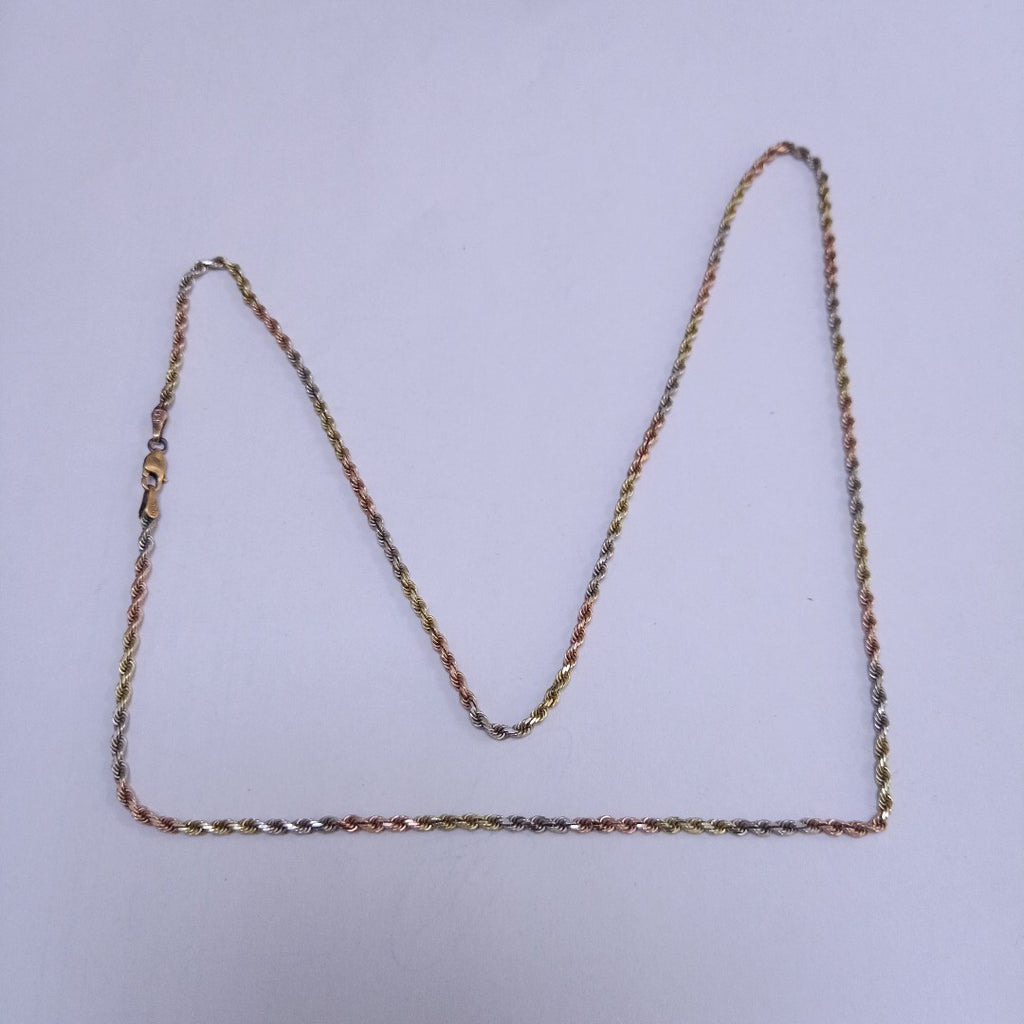 CADENA ORO COMBINADO 10 K 10.4 GRMS (SEMINUEVO)