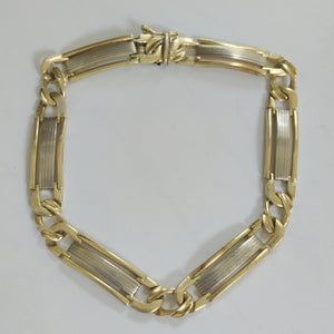 PULSERA ORO, ORO COMBINADO 14 K 23 GRMS (SEMINUEVO)