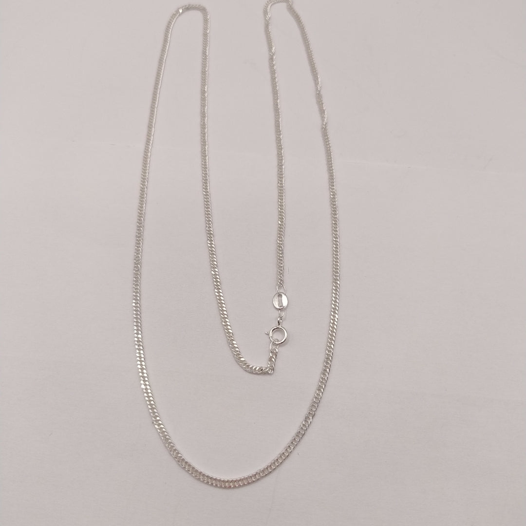 CADENA BARBADA PLATA .925 60 CM 4.82 GR (NUEVO)