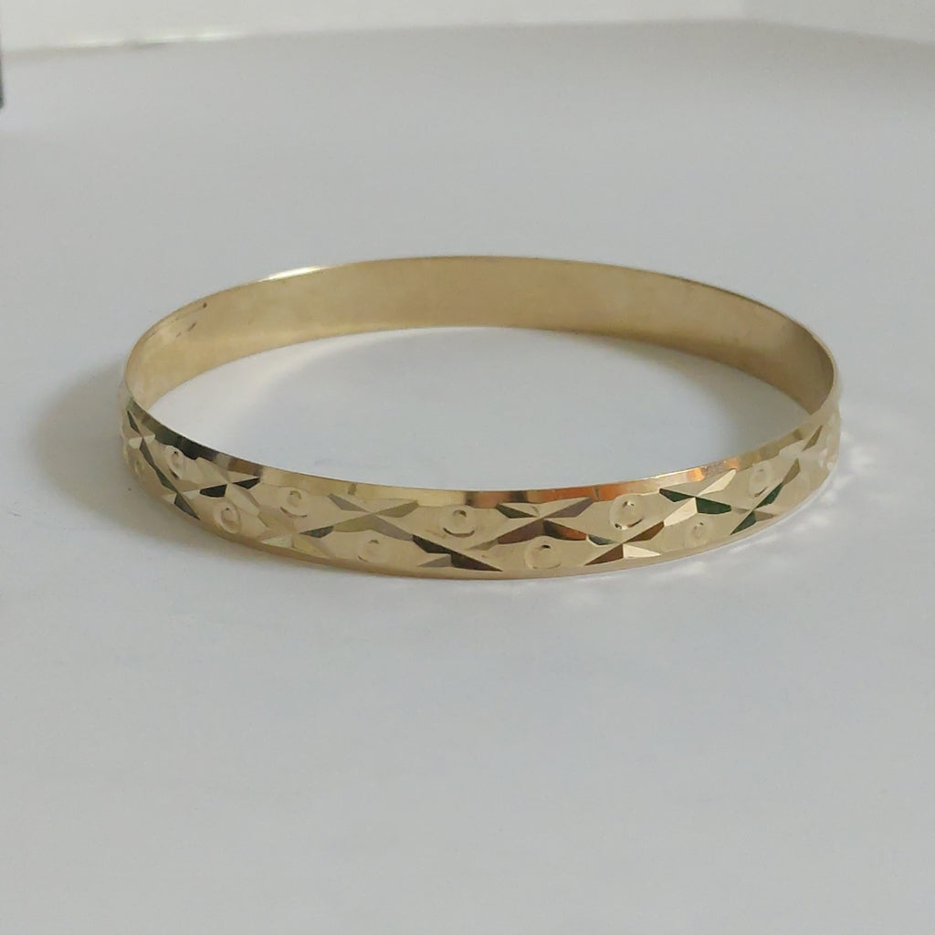PULSERA RIGIDA ORO 14 K 7.9 GRMS (SEMINUEVO)