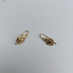 ARETES PAR ORO 10 K 1.1 GRMS (SEMINUEVO)