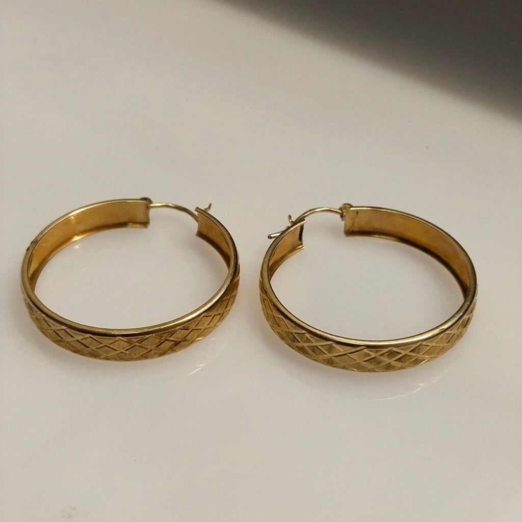 ARRACADAS PAR ORO 10 K 4.7 GRMS (SEMINUEVO)
