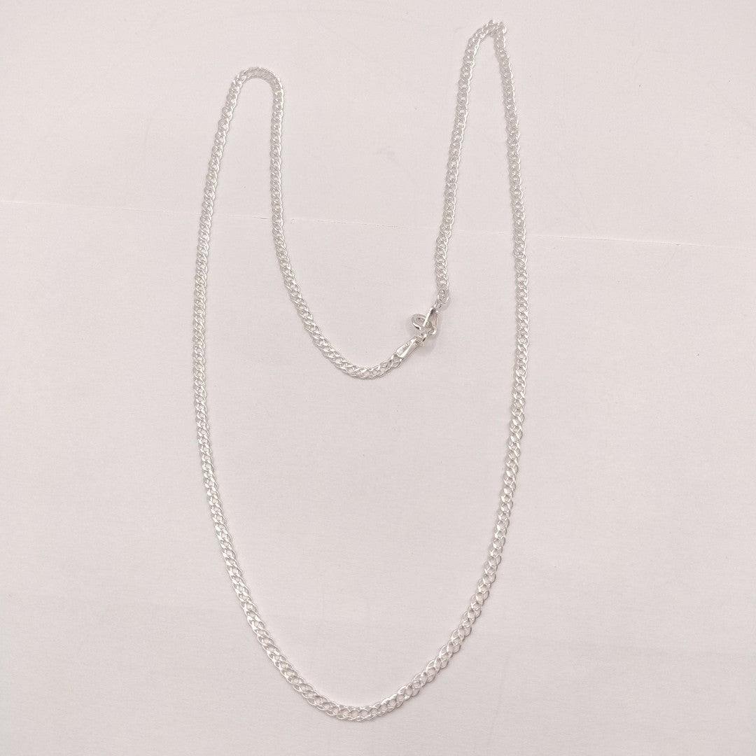 CADENA DOBLE ESLABON PLATA .925 50 CM 3.63 GR (NUEVO)