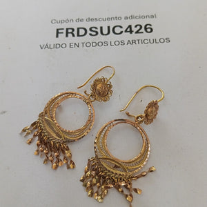 ARETES PAR ORO 8 K 5.2 GRMS (SEMINUEVO)