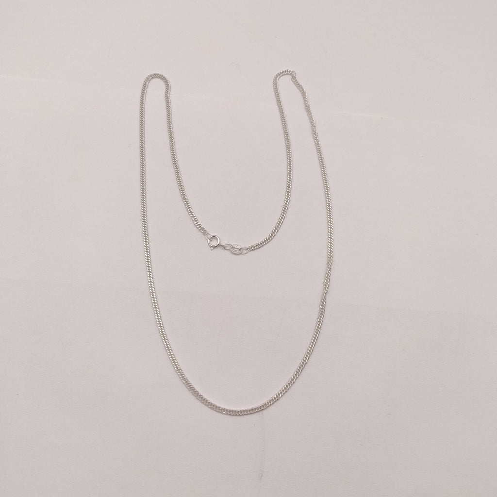 CADENA BARBADA PLATA .925 50 CM 4.12 GR (NUEVO)