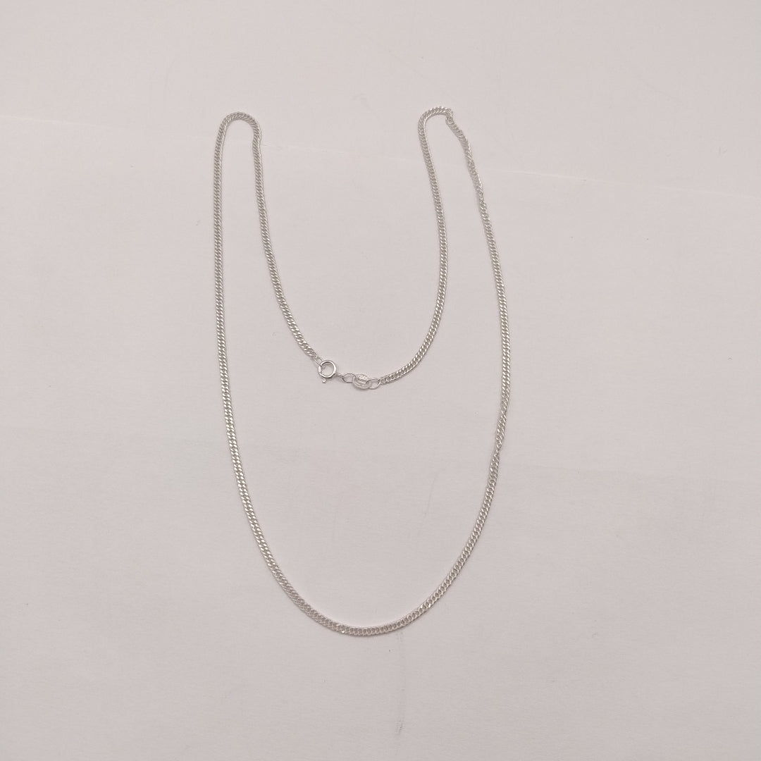 CADENA BARBADA PLATA .925 50 CM 4.12 GR (NUEVO)