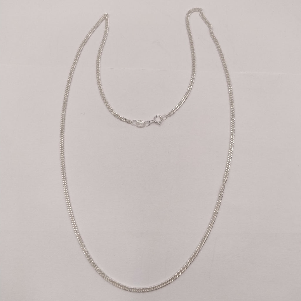 CADENA BARBADA PLATA .925 50 CM 4.12 GR (NUEVO)