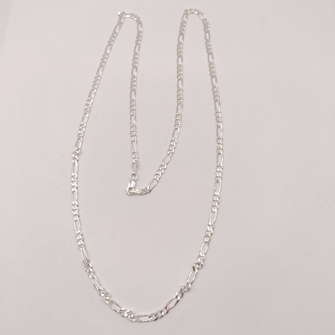 CADENA 3X1 PLATA .925 60 CM 8.02 GR (NUEVO)