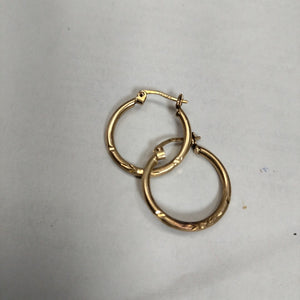 ARRACADAS PAR ORO 14 K 1,80 GRMS (SEMINUEVO)