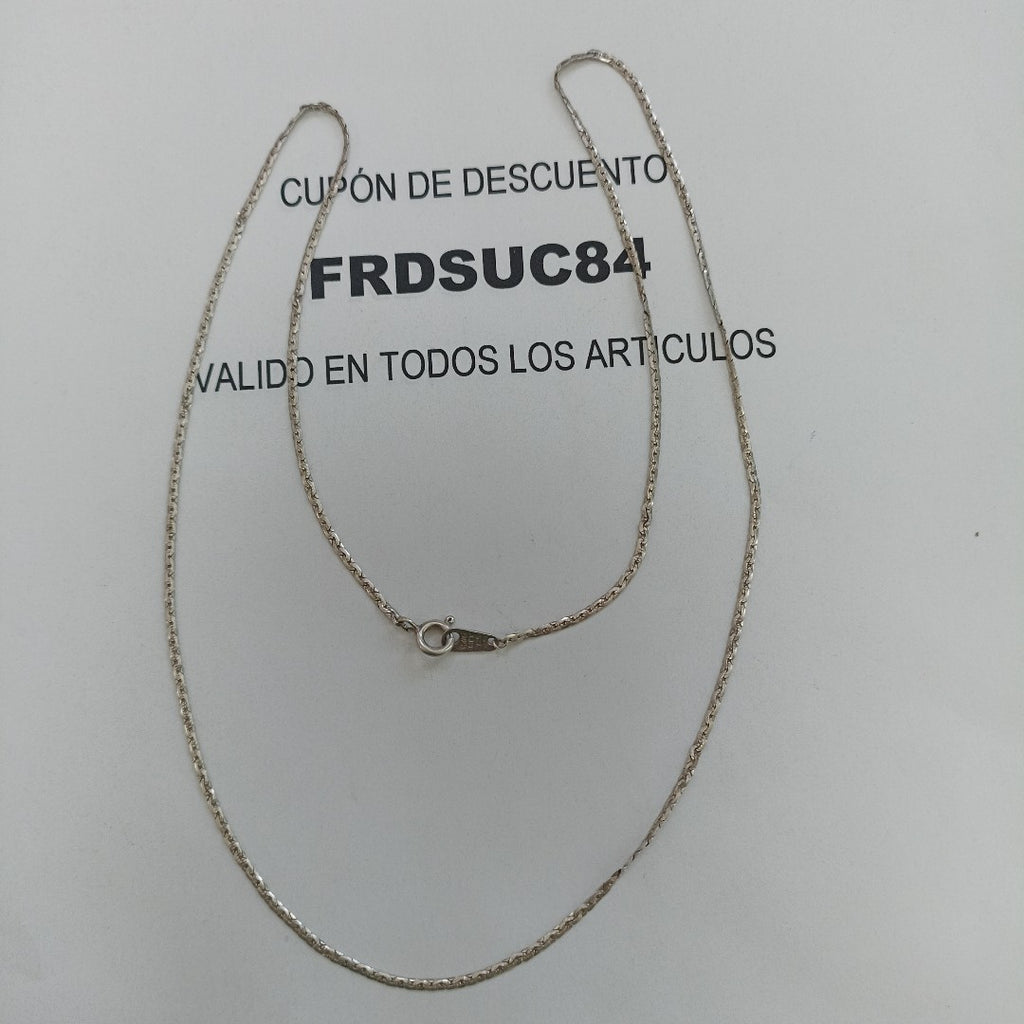 CADENA PLATA 3.3 GRMS (SEMINUEVO)