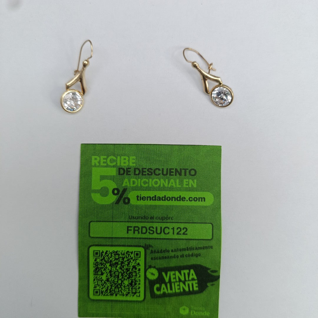 ARETES PAR ORO 10 K 2,00 GRMS (SEMINUEVO)