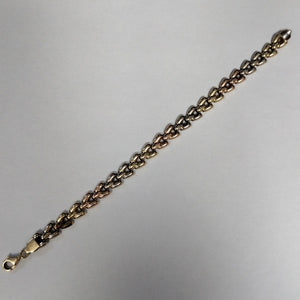 PULSERA ORO,ORO BLANCO 14 K 9,60 GRMS (SEMINUEVO)