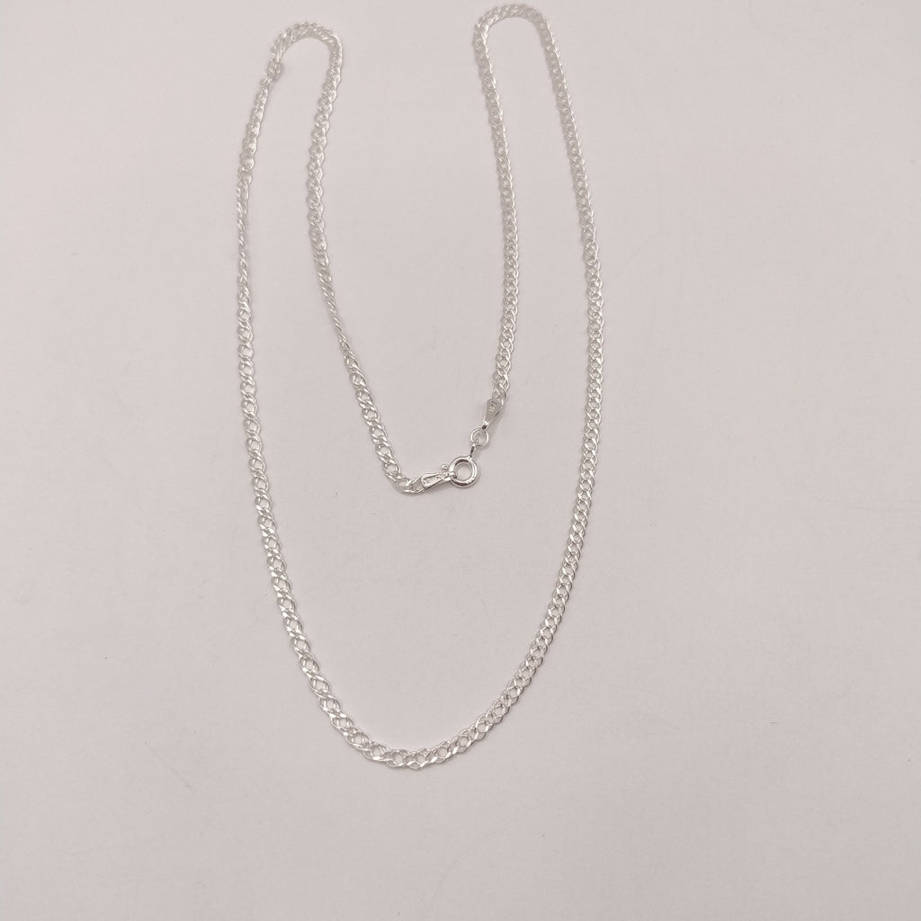 CADENA DOBLE ESLABON PLATA .925 50 CM 3.63 GR (NUEVO)