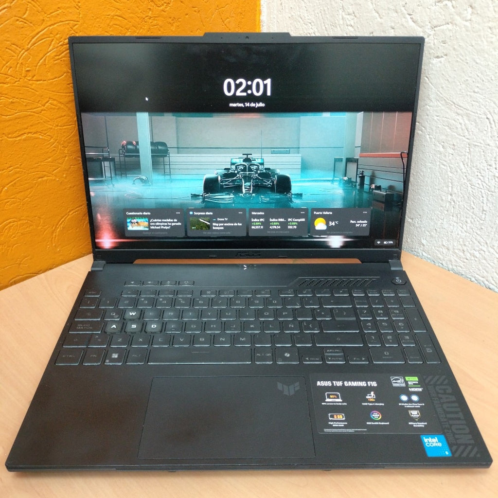 LAPTOP ASUS TUF GAMING F16 FX607VJ-RL024W (2025) 512 GB SSD 16 GB RAM (SEMINUEVO)
