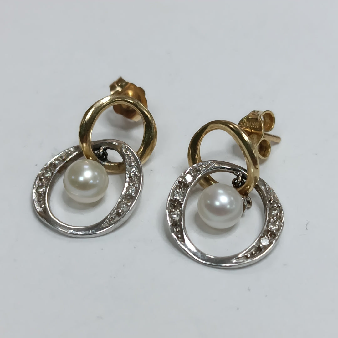 ARETES PAR ORO 14 K 3.1 GRMS (SEMINUEVO)