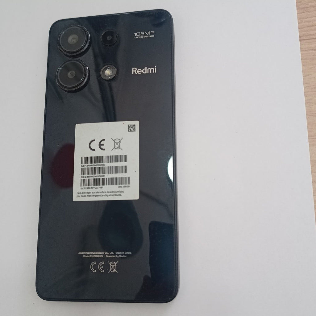 CELULAR XIAOMI REDMI NOTE 13 23129RA5FL (2024) 256 GB 8 GB RAM (SEMINUEVO)
