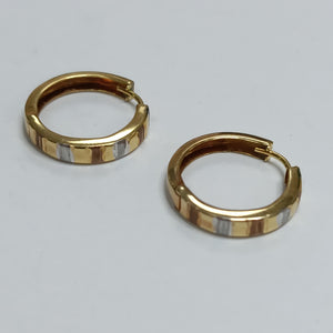 ARRACADAS PAR ORO 10 K 1.8 GRMS (SEMINUEVO)