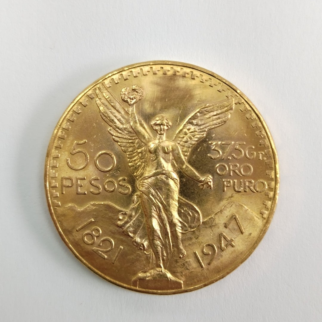 K1 41.6 GRMS 21 K IDENTIFICACIÓN MONEDA NOMINATIVA MONEDAS PESOS 50 PESOS (SEMINUEVO)