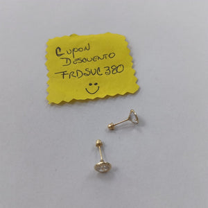BROQUELES PAR ORO 14 K 0.8 GRMS (SEMINUEVO)