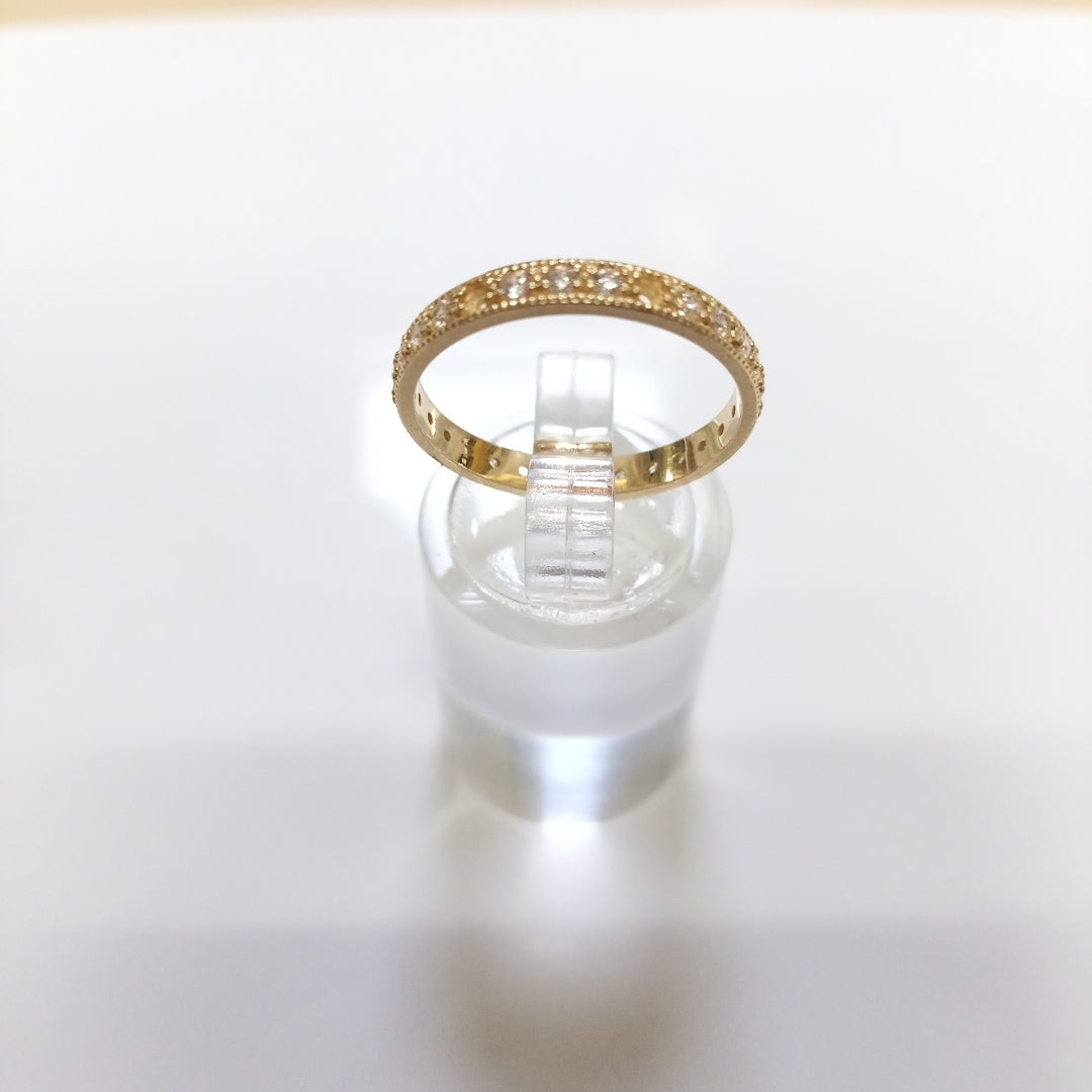 ANILLITO, MEDIA CHURUMBELA ORO 14 K 1.8 GRMS (SEMINUEVO)