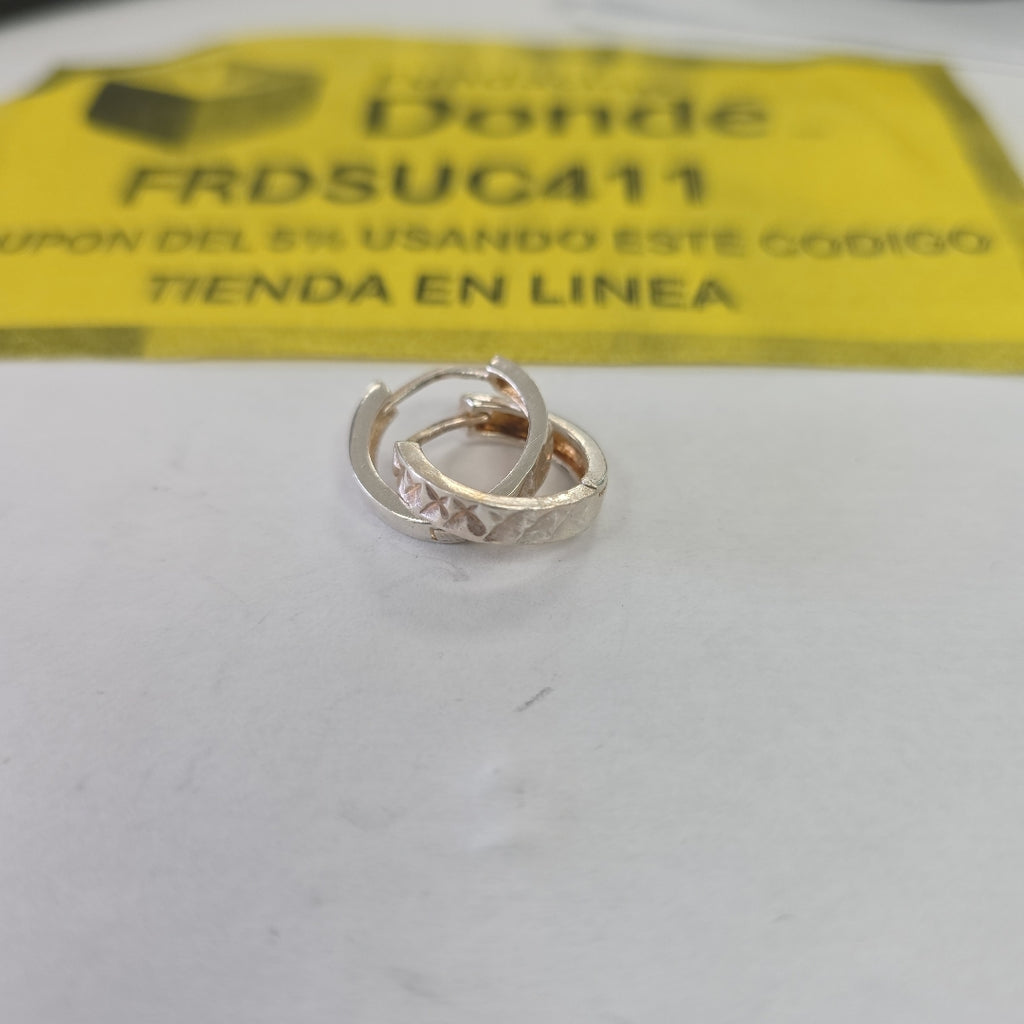 ARRACADAS LABRADAS PLATA .925 3.3 GR (NUEVO)