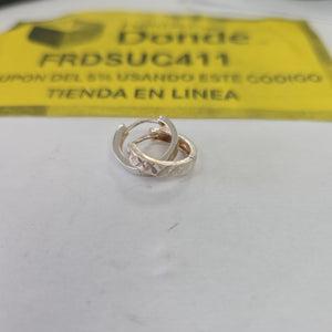 ARRACADAS LABRADAS PLATA .925 3.3 GR (NUEVO)