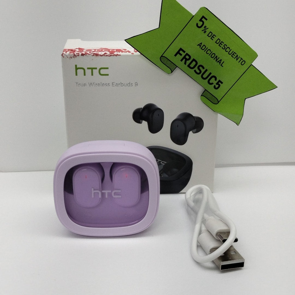 AUDIFONOS HTC EARBUDS 9 INALAMBRICO IN EAR (SEMINUEVO)