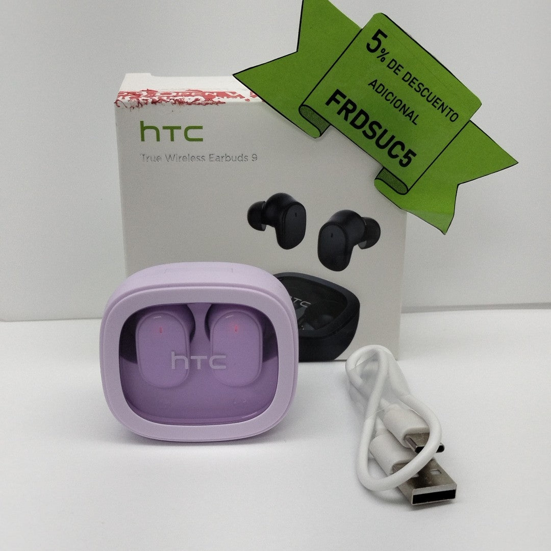 AUDIFONOS HTC EARBUDS 9 INALAMBRICO IN EAR (SEMINUEVO)