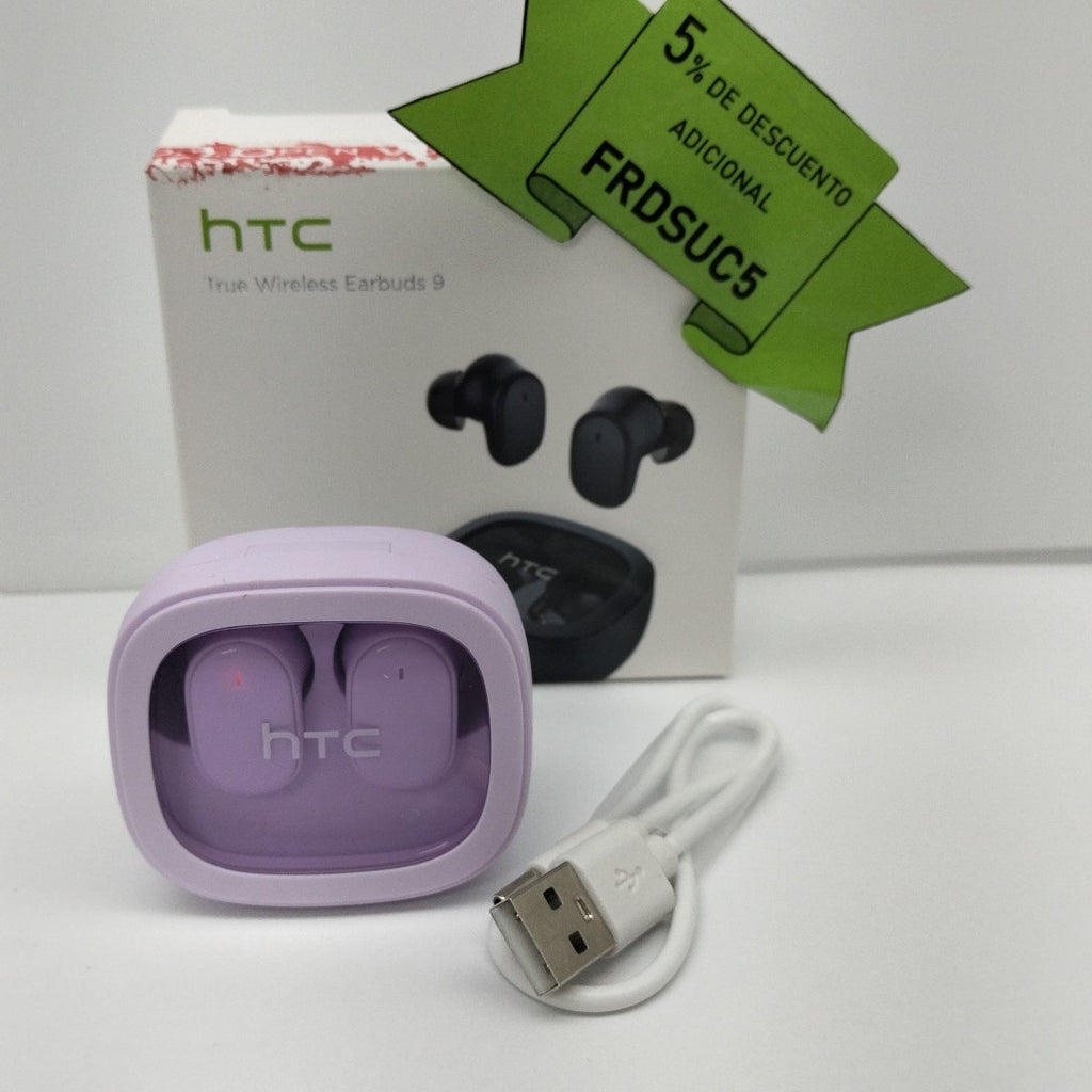AUDIFONOS HTC EARBUDS 9 INALAMBRICO IN EAR (SEMINUEVO)