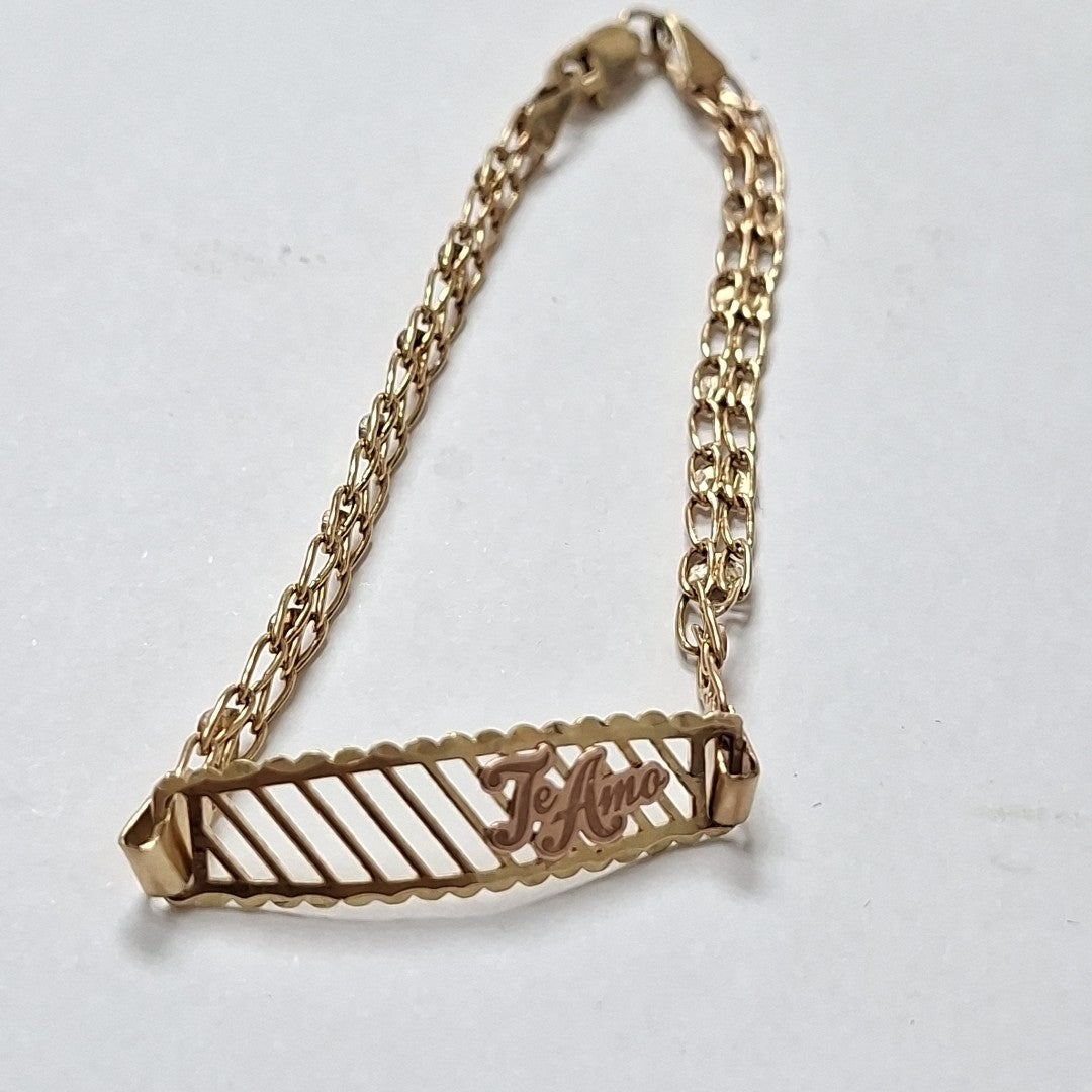 ESCLAVA ORO 10 K 3.8 GRMS (SEMINUEVO)